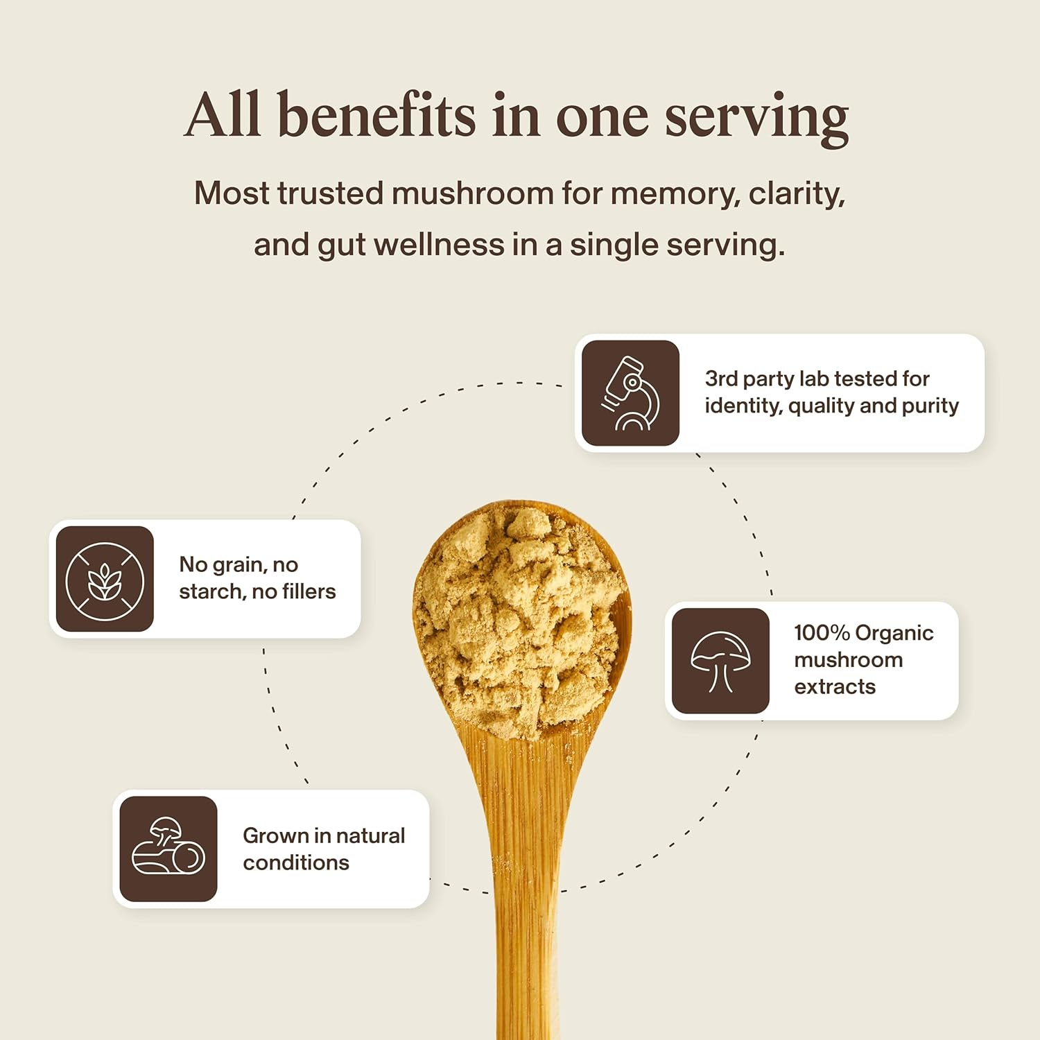 Surge Nourish Lion's Mane Cognition — 120 Capsules